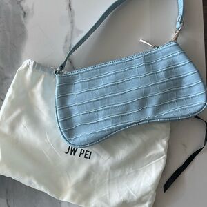 JW Pei 90s Blue Shoulder Bag